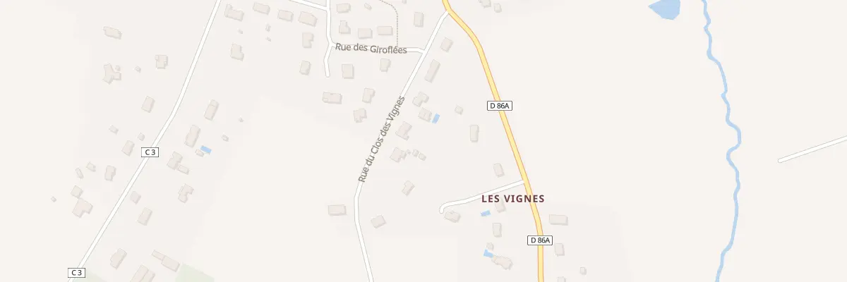 Plan du 9 Rue des Vignes à Chaillac-sur-Vienne
