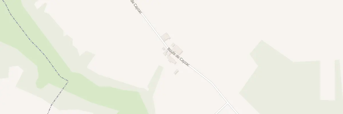 Plan du 1896 Rte de Cayzac à Salles