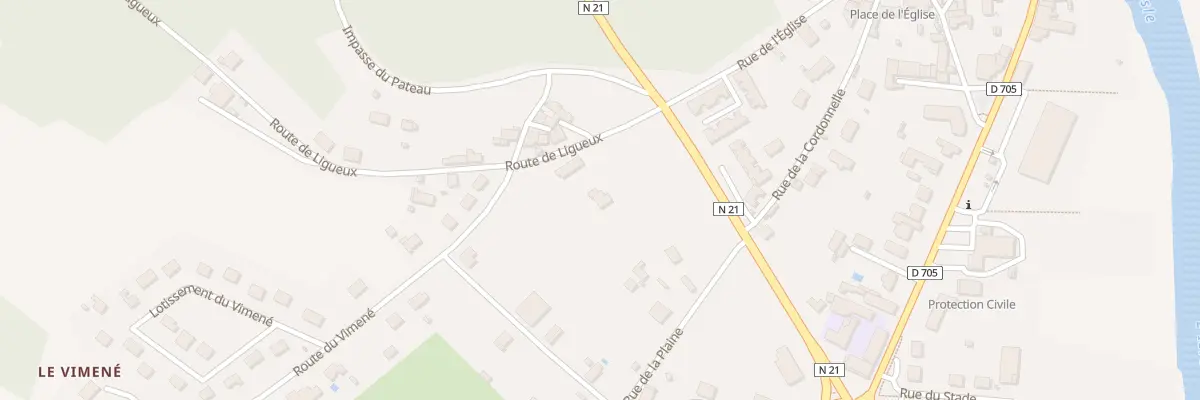Plan du 1 Rte de Ligueux à Sarliac-sur-l’Isle