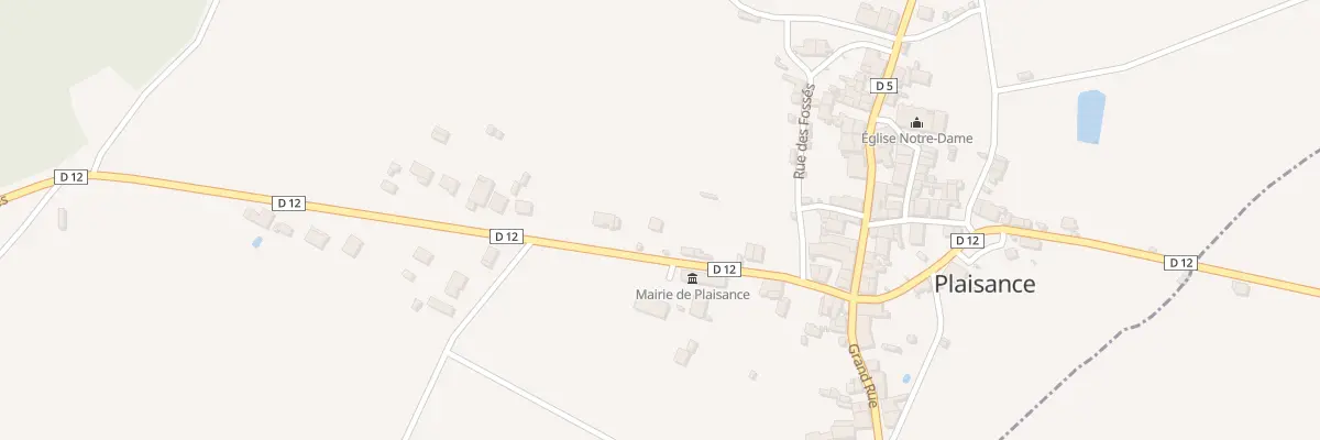 Plan du 8 Rte de Moulismes à Plaisance
