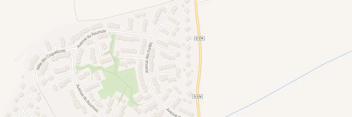 Plan du 8 All de Beaumont-Infreville à Grand Bourgtheroulde