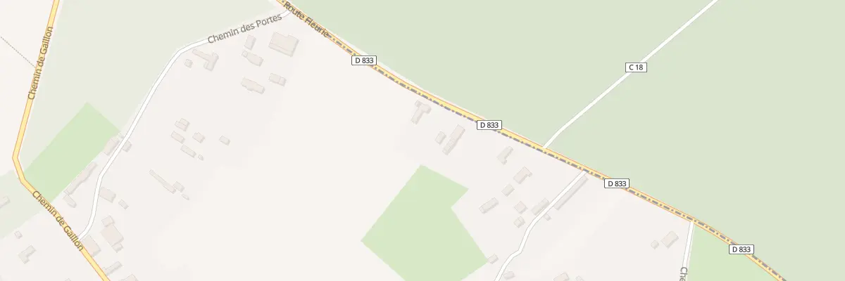 Plan du 14 Rte Fleurie à Bémécourt
