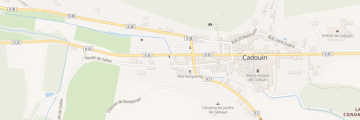 Plan du 82 Cadouin au Buisson-de-Cadouin