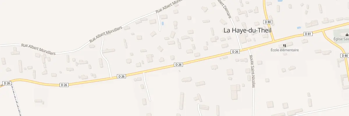 Plan du 5001 Le Village à La Haye-du-Theil