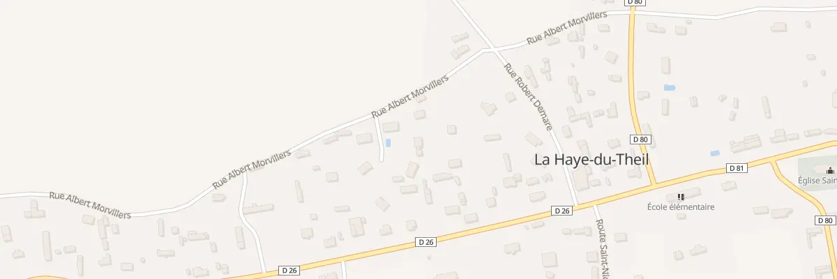 Plan du 2 Lot Charpentier Rue Morvillers à La Haye-du-Theil