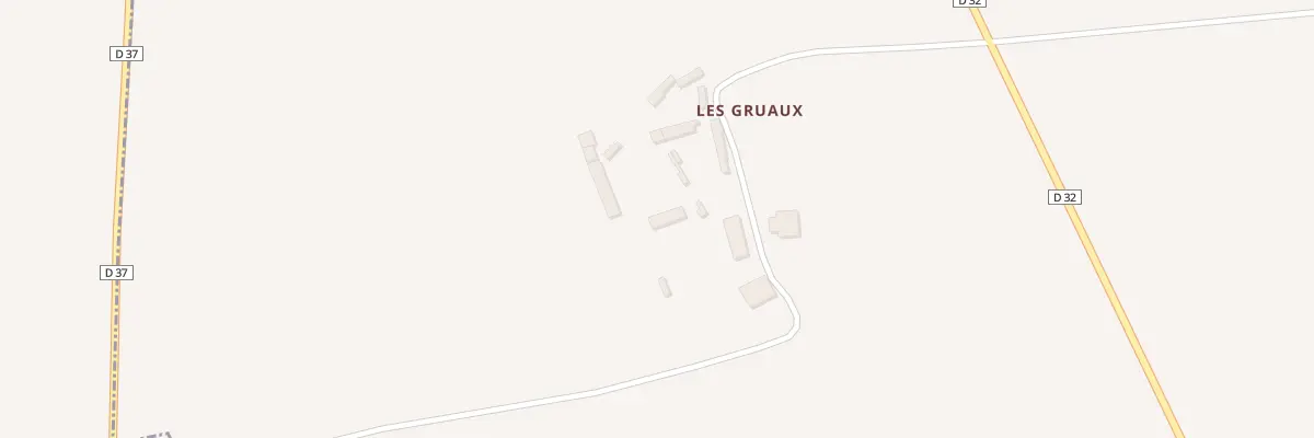 Plan du 1 Hameau des Gruaux à Berville-la-Campagne