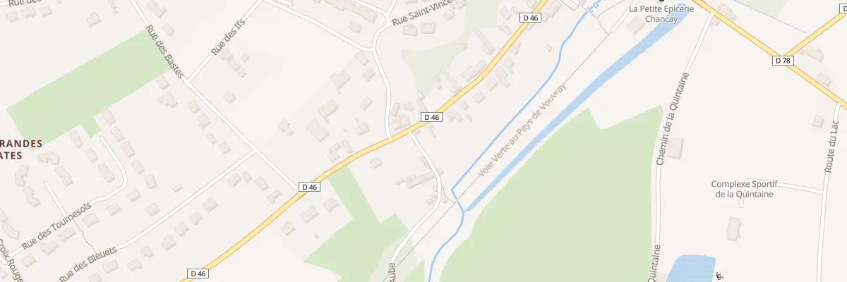 Plan du 36 Rue de la Mairie à Chançay