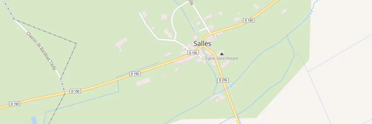Plan du 31 Le Bourg à Salles