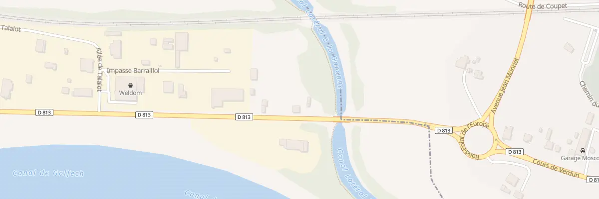 Plan du 71 Av du Midi à Golfech