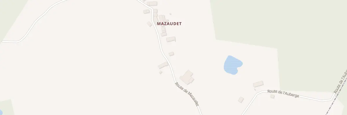 Plan du 1268 Rte de Mazaudet à Saint-Saud-Lacoussière