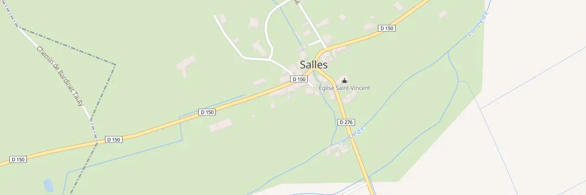 Plan du 30 Le Bourg à Salles
