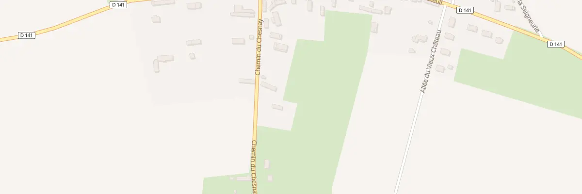 Plan du 5 Che du Chesnay à Bémécourt