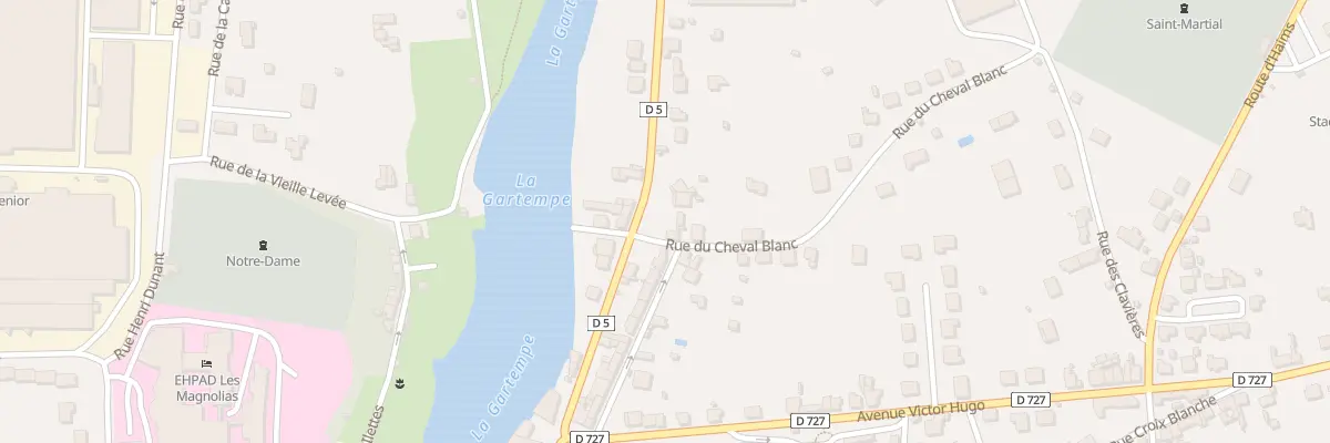 Plan du 1 Rue du Cheval Blanc à Montmorillon