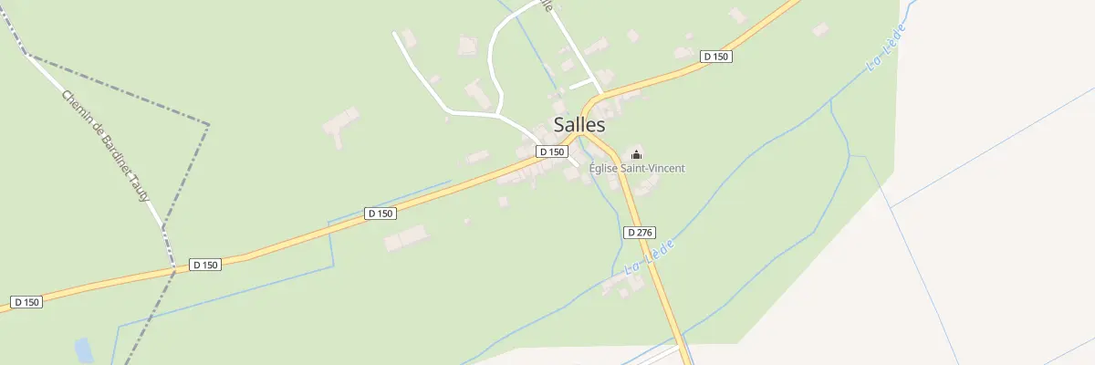 Plan du 29 Le Bourg à Salles