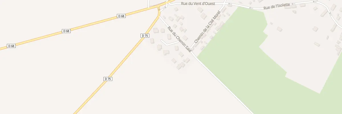 Plan du 1 Cite du Chemin Sale à Saint-Aubin-sur-Mer