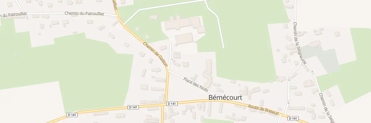 Plan du 12 Pl des Noës à Bémécourt