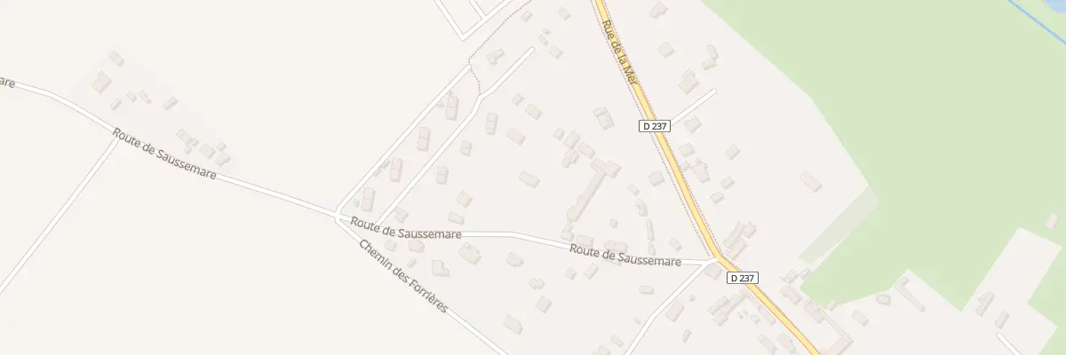 Plan du 154 Rte de Saussemare à Saint-Aubin-sur-Mer