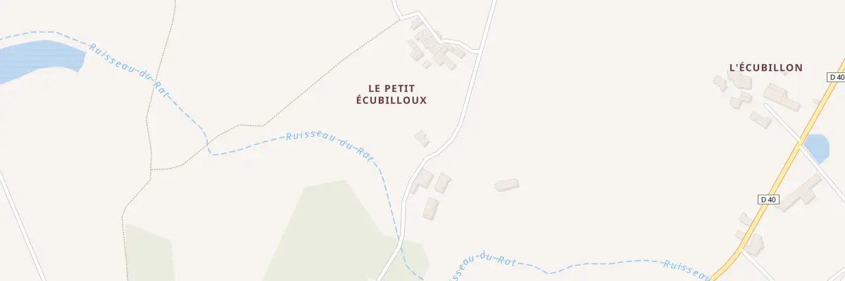 Plan du 805 Rte des Frênes à Oradour-sur-Vayres