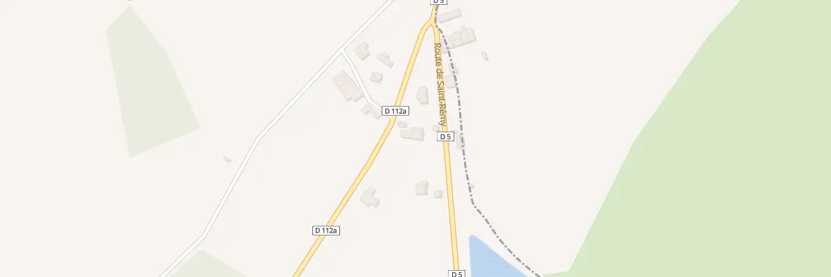 Plan du 10 Rte de Saint - Rémy à Plaisance