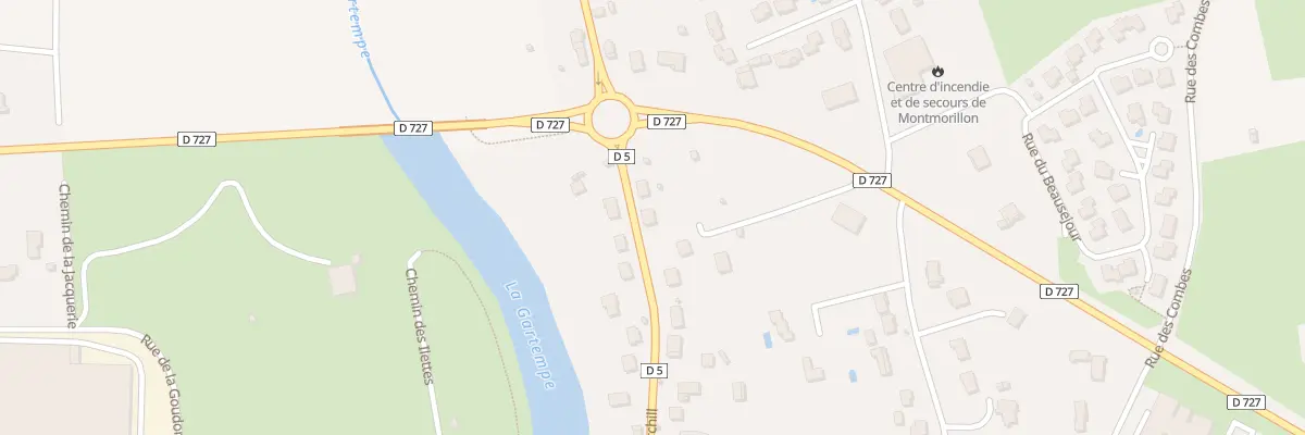 Plan du 106 Rue Winston Churchill à Montmorillon