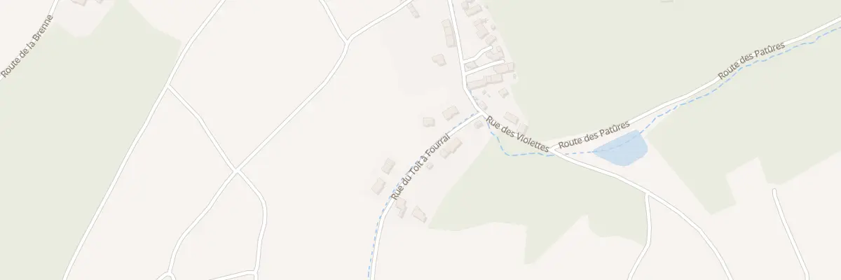 Plan du 6 Rue du Toit à Fourrai à Chançay