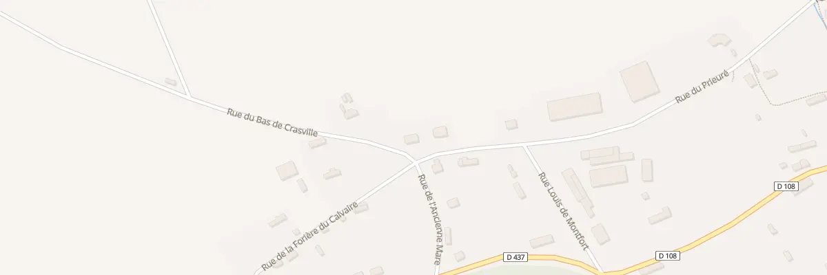 Plan du 4 Rue du Bas de Crasville à Crasville-la-Rocquefort
