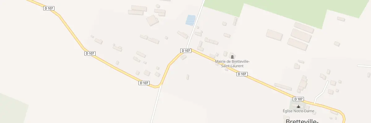 Plan du 15 Rte de l’Eglise à Bretteville-Saint-Laurent