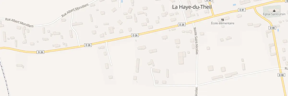 Plan du 10 Rte de Brionne à La Haye-du-Theil