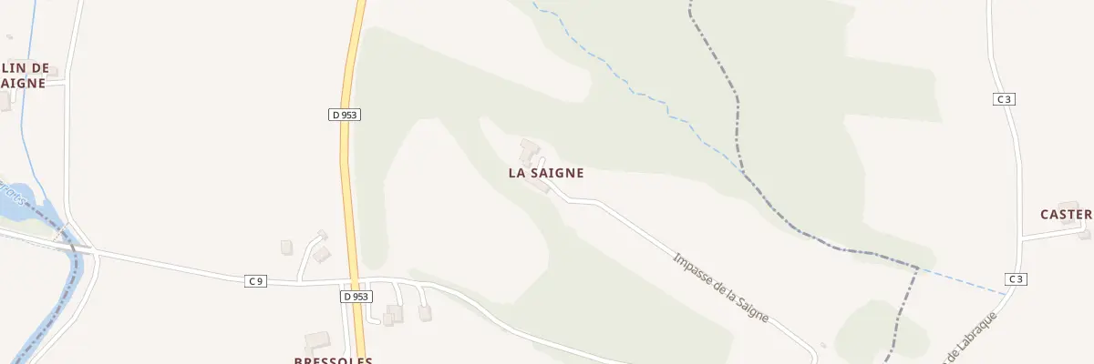 Plan du 5062 La Saigne à Auvillar