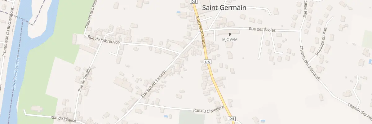 Plan du 7 Rue Robert Tartarin à Saint-Germain