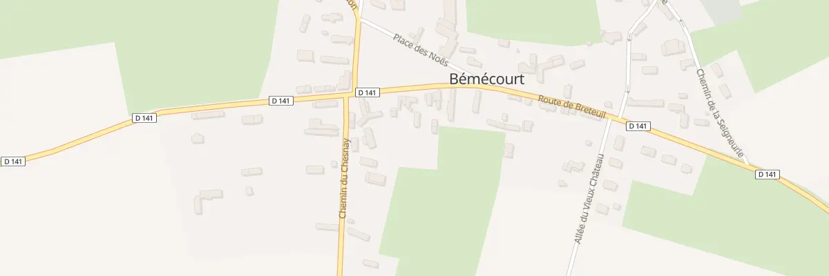 Plan du 6 Pl des Noës à Bémécourt