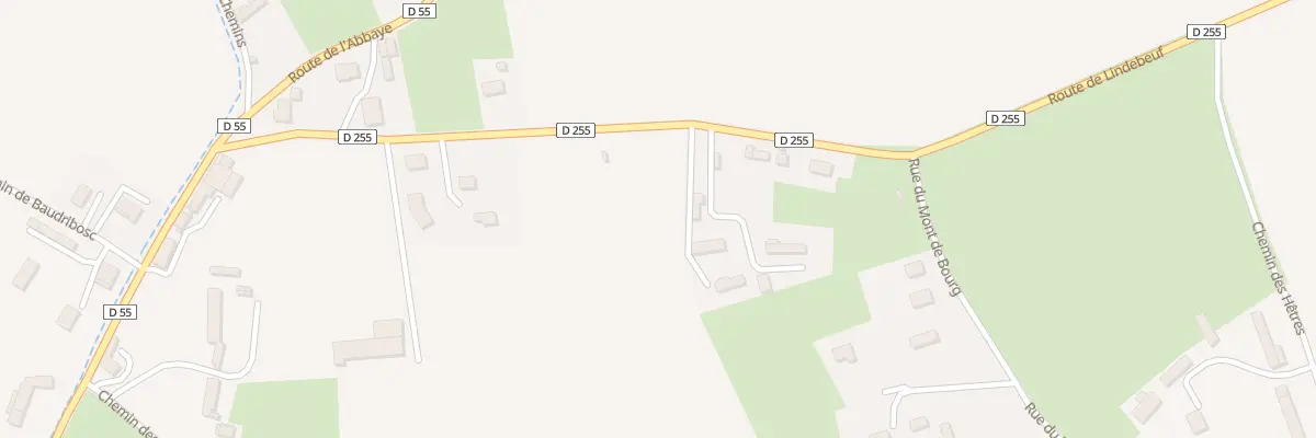 Plan du 326 Rte de Lindebeuf à Ouville-l’Abbaye