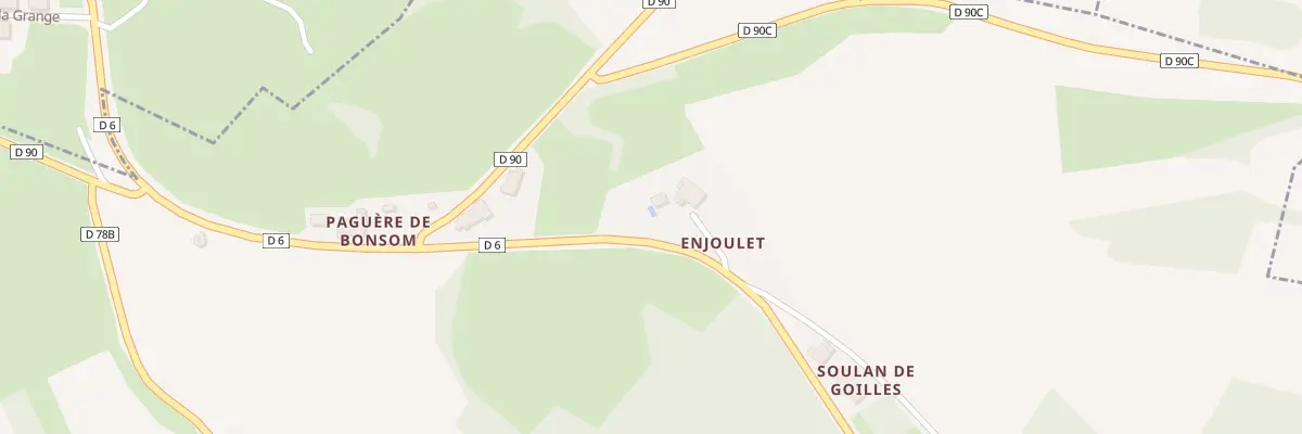 Plan du 20 Enjoulet à Coueilles