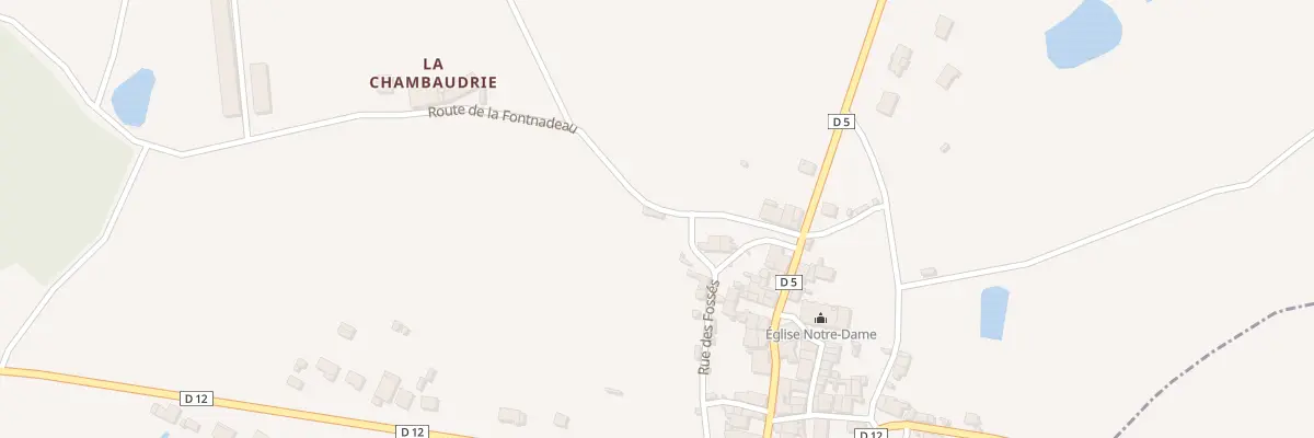 Plan du 1 Rte de la Fontnadeau à Plaisance
