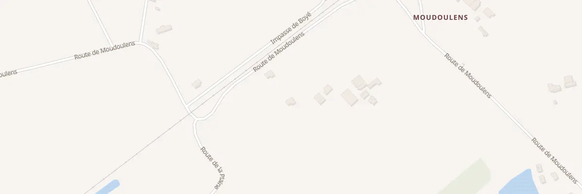 Plan du 2327 Rte de Moudoulens à Trémons