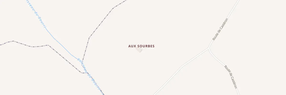Plan du 5007 Aux Sourbes à Pessoulens