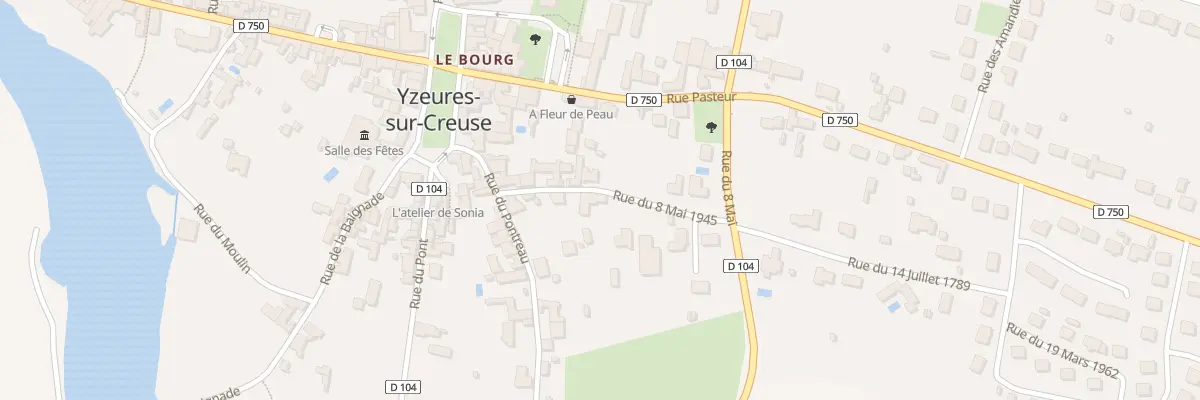 Plan du 6A Rue du 8 Mai à Yzeures-sur-Creuse