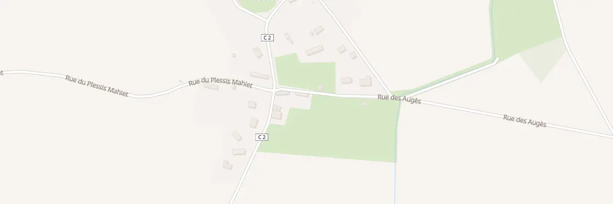 Plan de la Rue des Auges au Plessis-Sainte-Opportune