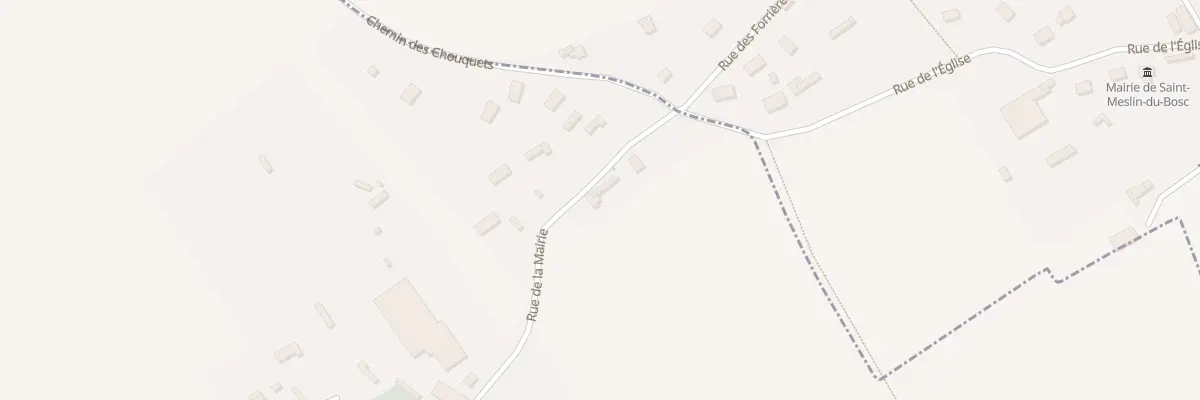 Plan du 170 Rue de la Mairie au Bosc du Theil