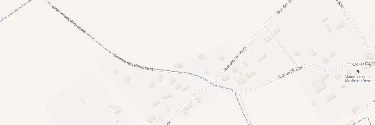 Plan du 3 Rue des Hauts Vents à Saint-Meslin-du-Bosc