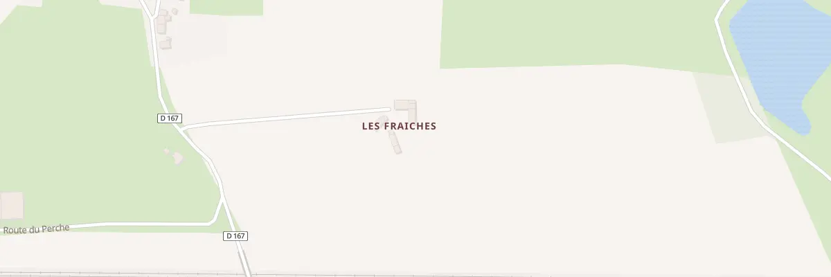 Plan du 13 Rte des Étangs de Boisvinet au Plessis-Dorin