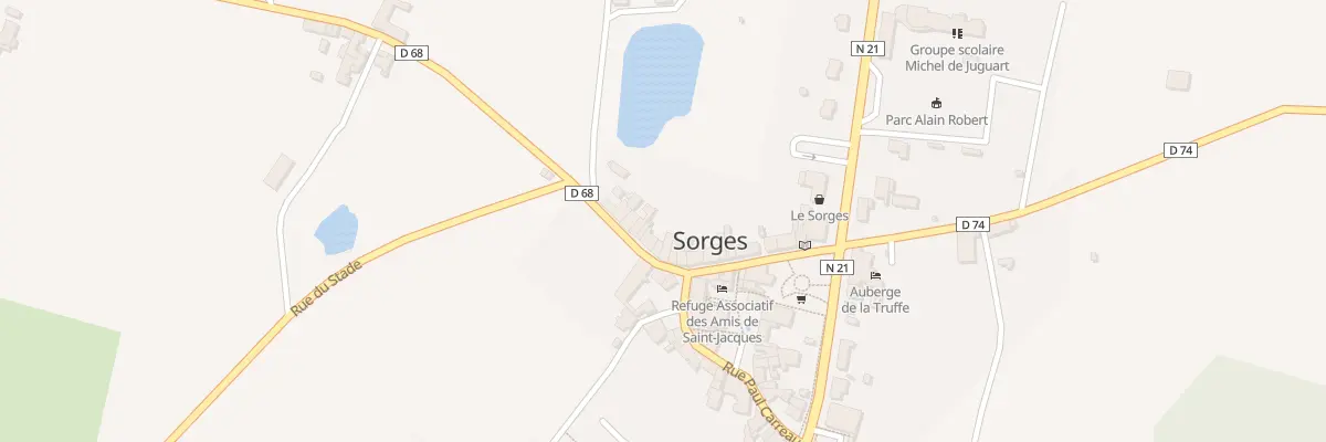 Plan du 11 Rue Jean Geneste à Sorges et Ligueux en Périgord