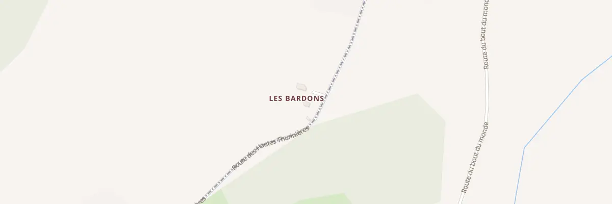 Plan du 111 Les Bardons à Chaumussay