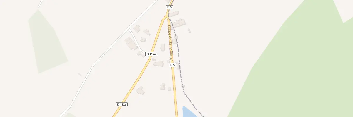 Plan du 5 Rte de Saint Remy à Saulgé