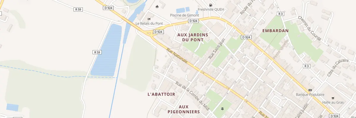 Plan du 4 Rue Nationale à Gimont