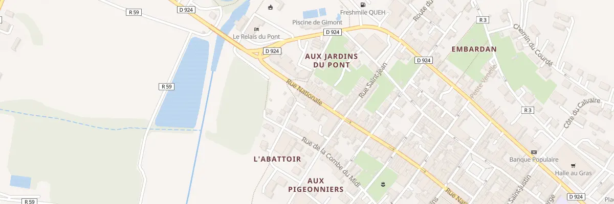 Plan du 6 Rue Nationale à Gimont