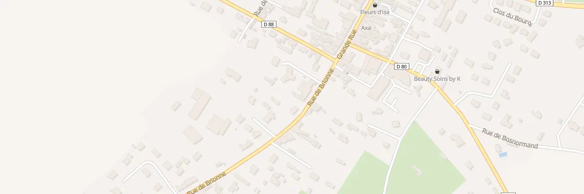 Plan du 84 Rue de Brionne à Grand Bourgtheroulde