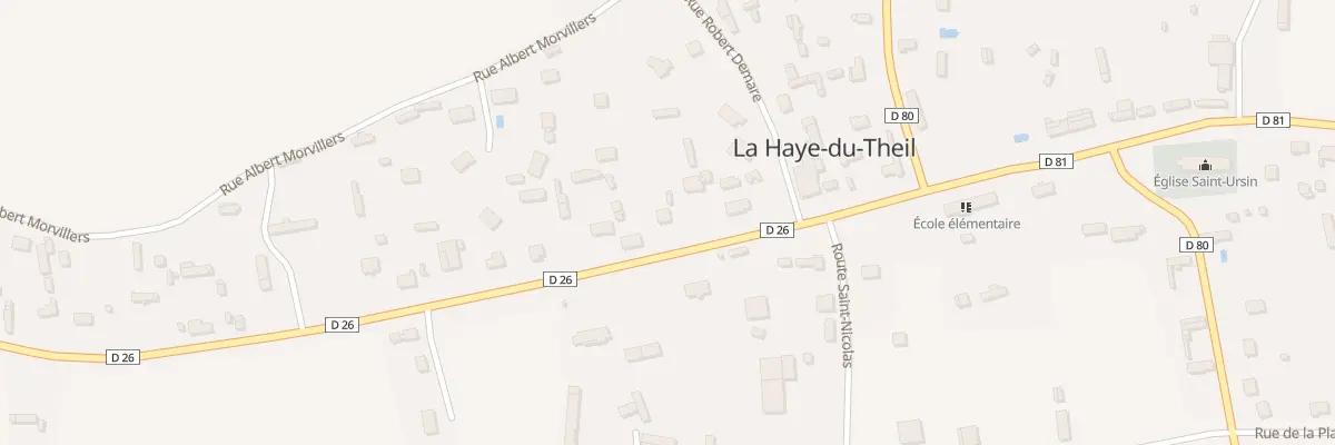 Plan du 45 Rte de Brionne à La Haye-du-Theil