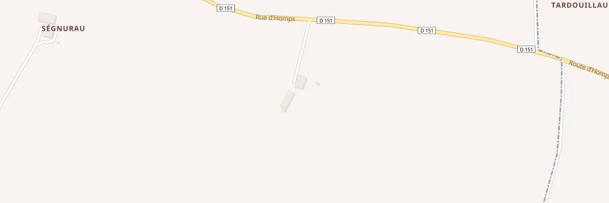Plan du 5034 Au Segnurau à Homps