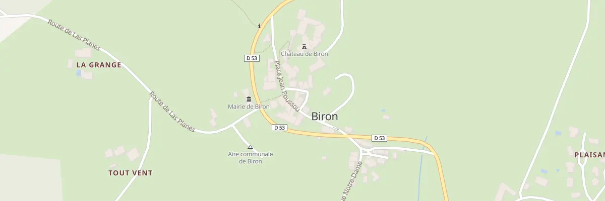 Plan du 4 Rue des Anes à Biron
